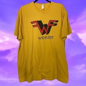 Red Flying W Graphic Weazer Yellow Red Tultex T-Shirt XL